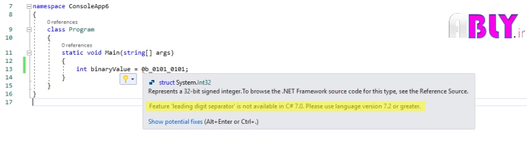 quick action in visual studio 2017